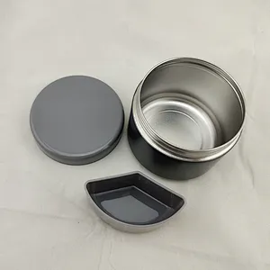 400 ML Single Wall Lunch Box Stainless Steel Food Vegetable Storage Food Container Salad Cases Stainless Steel Jar