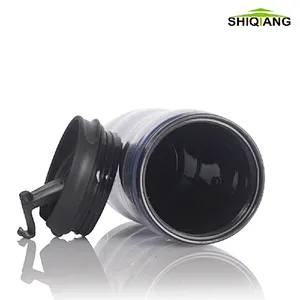 Promotional Wholesale Double Wall Leakproof Lid 350ml Paper Inserted Plastic Tumbler