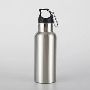 500ml Custom Vacuum Insulated Water Bottle Thermos Flask Portable Metal Sport Drink Bottles With Lid