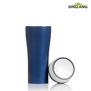 14oz unbreak stainless steel vacuum insulated tumbler with 360degree comeout leakproof lid