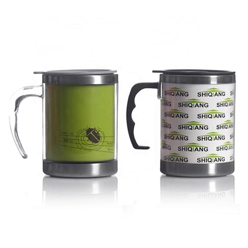 Custom Printed Logo 14oz Travel Office Keep Hot Cold Tea Coffee Mug With Lid