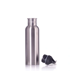 Custom Vacuum Insulated Thermos Flask Portable Metal Sport Drink Bottles With Lid