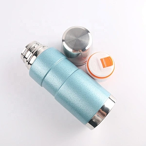 350ml Double Layer Office Coffee Vacuum Insulated Stainless Steel Thermos Bottle