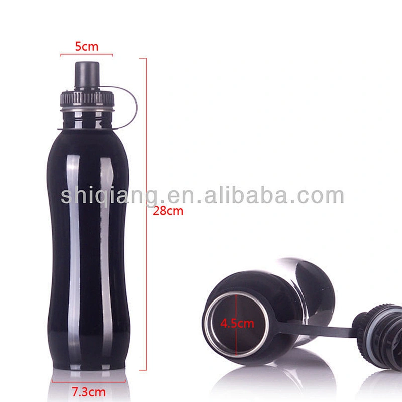 Outdoor Travel Gourd Shaped Stainless Steel Single-Layer Sports Bottle
