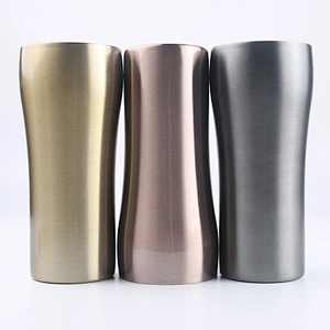 Stainless Steel 304 Insulated Thermo Beer mug with tritan lid and straw stopper