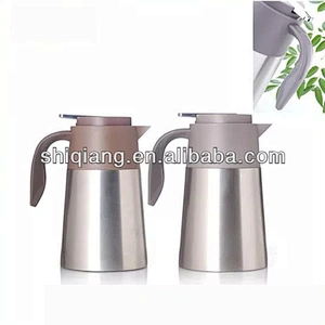 Large Capacity 1.2L Classical Stainless Steel Vacuum Kettle Coffee Pot With Handle