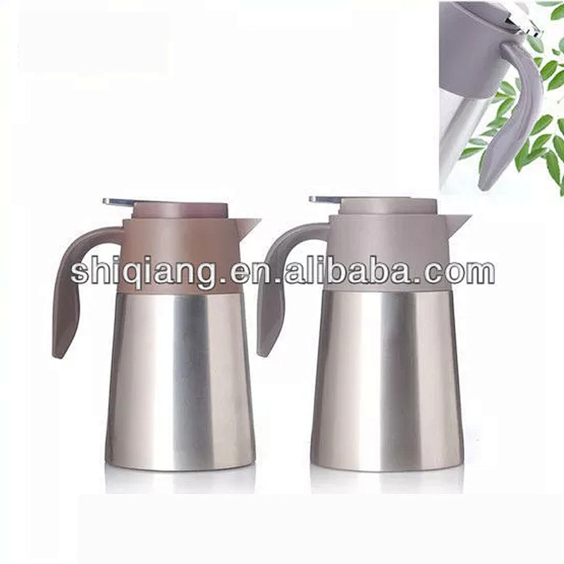 Large Capacity 1.2L Classical Stainless Steel Vacuum Kettle Coffee Pot With Handle