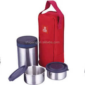 Custom leakproof double wall stainless steel lunch box container