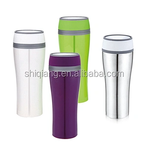 14oz unbreak stainless steel vacuum insulated tumbler with 360degree comeout leakproof lid