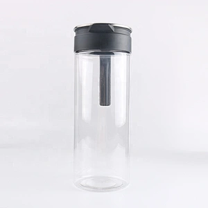 Cheap Tea Coffee Office Travel Thermos Transparent Plastic Mug Cup