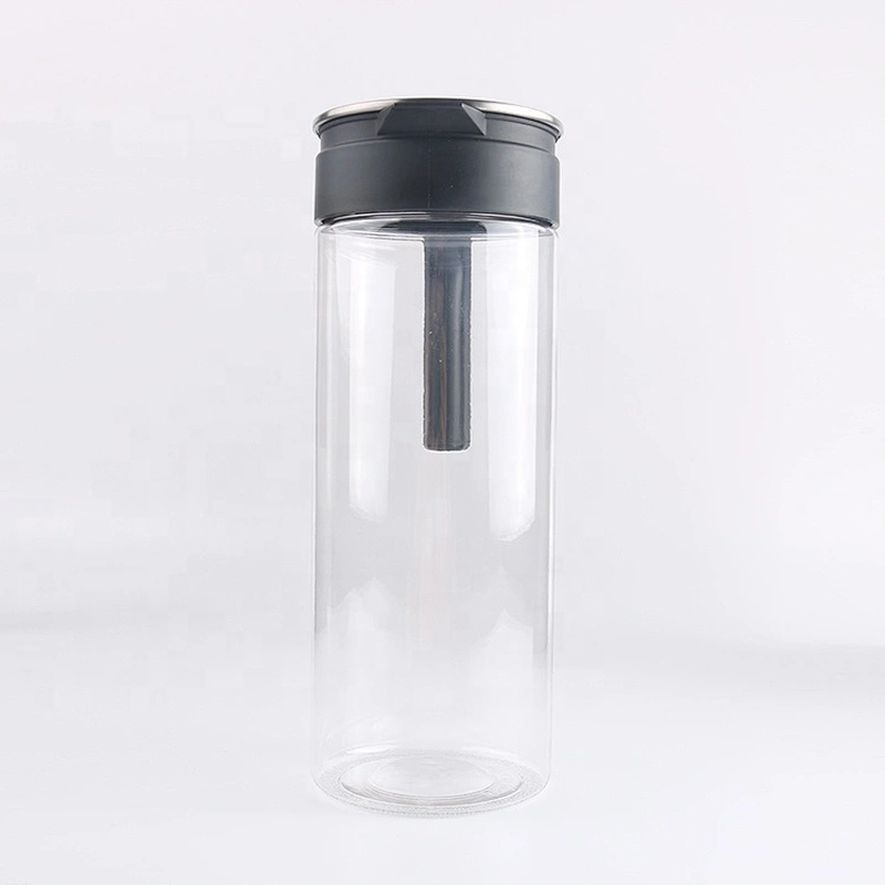 Cheap Tea Coffee Office Travel Thermos Transparent Plastic Mug Cup