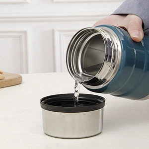 370ml double wall stainless steel thermos vacuum food container lunch box with color painting