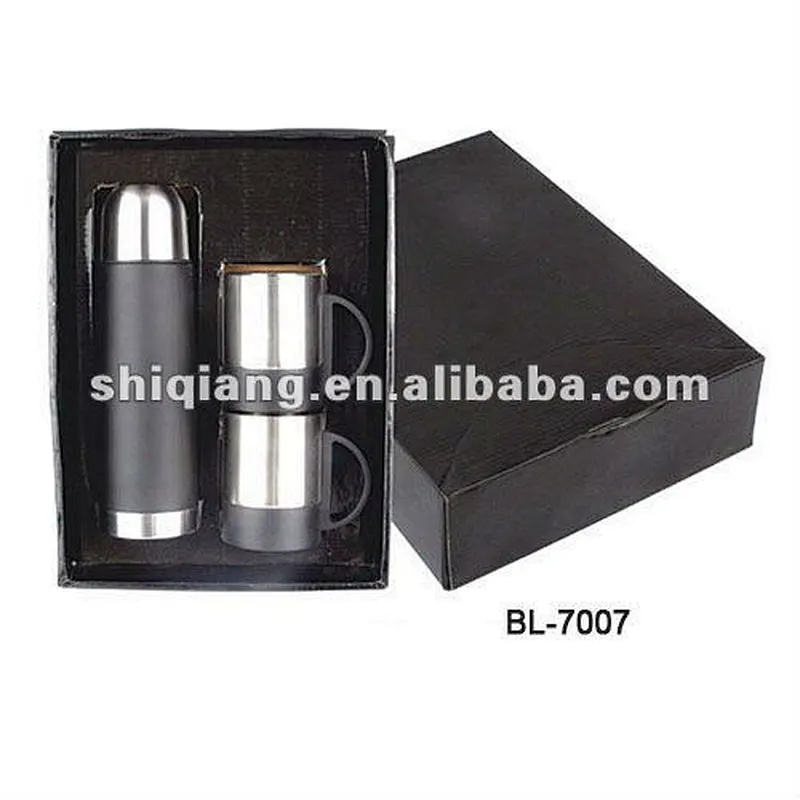 Wholesale Personalized Stainless Steel Camping Vacuum Flask Gift Set
