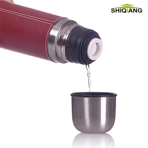 750ml double wall stainless steel vacuum flask gourde isotherme