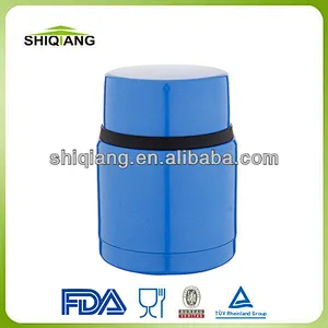Food grade 500ml double wall metal thermal insulated lunch box