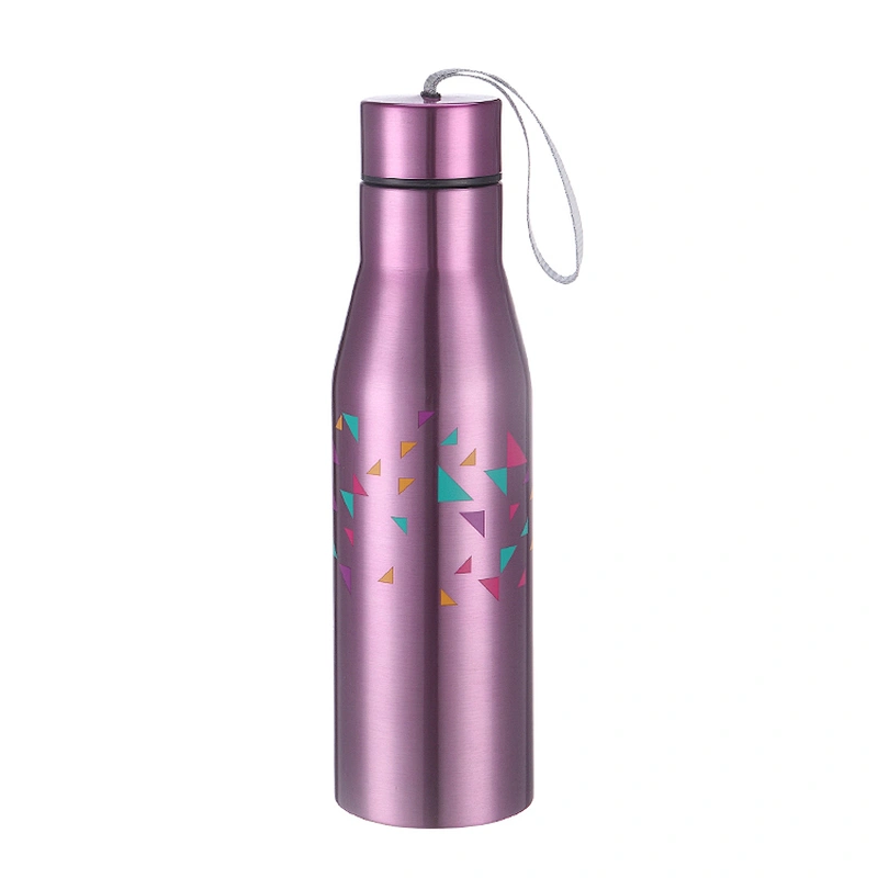 750ml big mouth double wall stainless steel thermos vacuum flask with strap