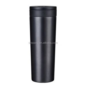 Unique 16oz vacuum stainless steel double wall tea tumbler with infuser