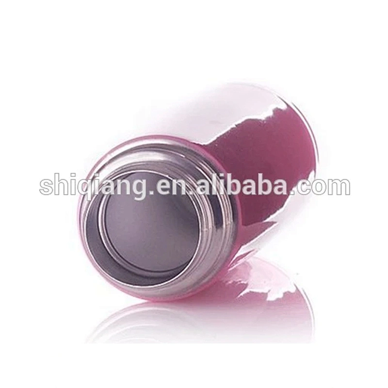 Metal Wide Mouth Double Wall Insulated Vacuum Stainless Steel Thermal Bottle With Lid
