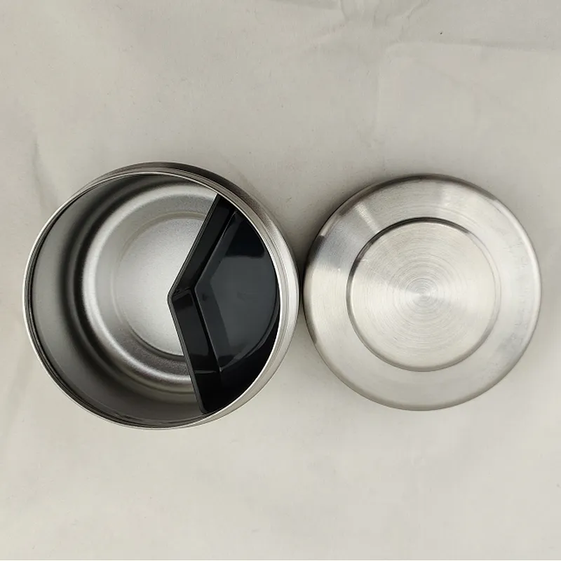 300 ML Single Wall Lunch Box Stainless Steel Food Vegetable Storage Food Container Salad Cases Stainless Steel Jar