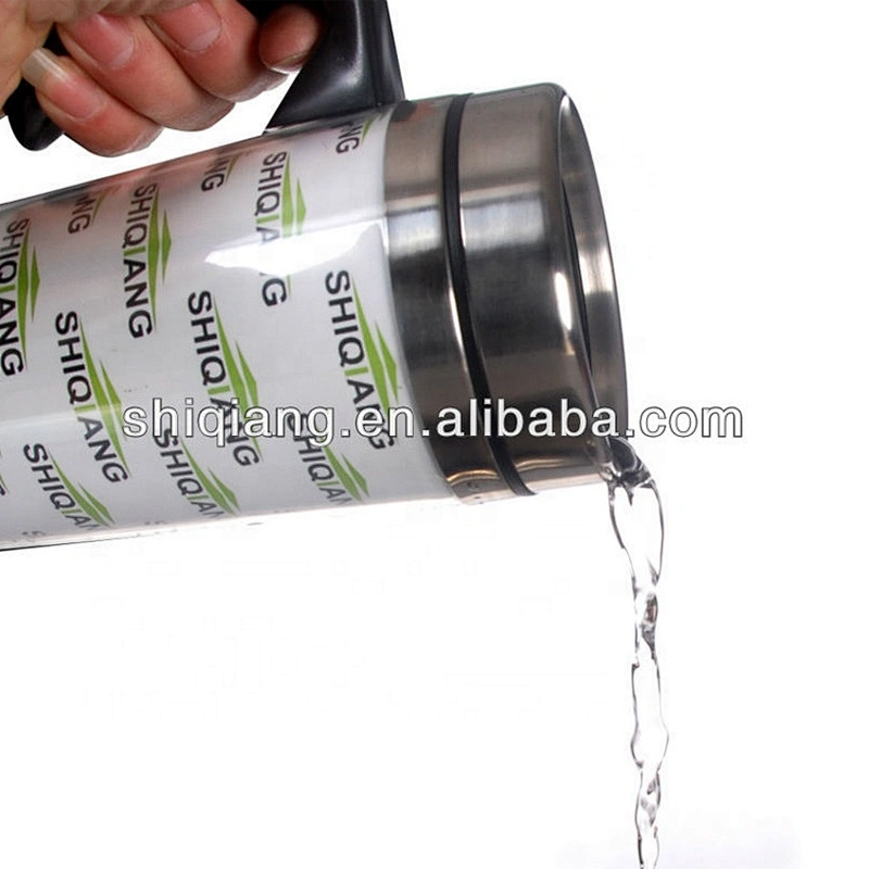 Stainless Steel Double Wall Travel Mug With Handle