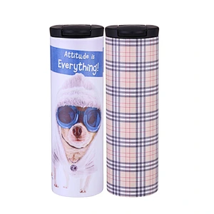 High quality 600ml double wall stainless steel vacuum travel mug