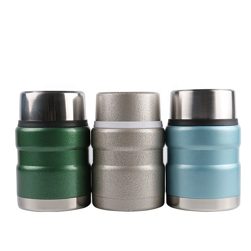 420ML Double Wall Thermal Soup Pot Insulated Food Vacuum Flask Container Stainless Steel Jar