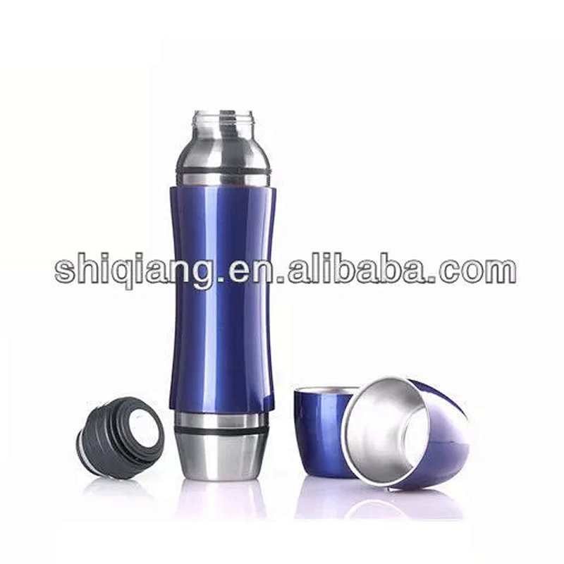 Two Lids Big Volume Double Layer Stainless Steel Outdoor Thermos Flask