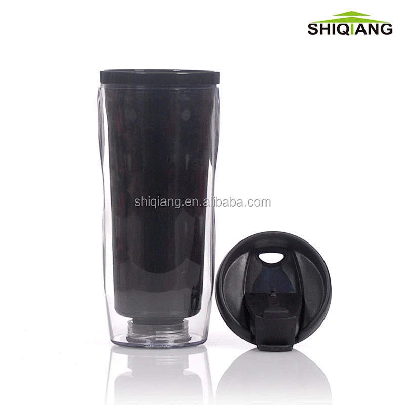 BPA Free 350ml DIY Changeable Insert Paper Plastic Travel Coffee Cup Promotional Gift Mugs