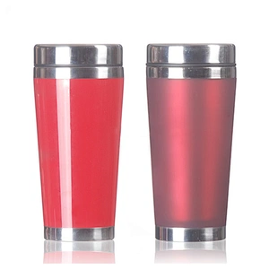 450ml 16oz Stainless Steel Inner Bottom Can Put Paper Insert Double Wall Travel Mugs