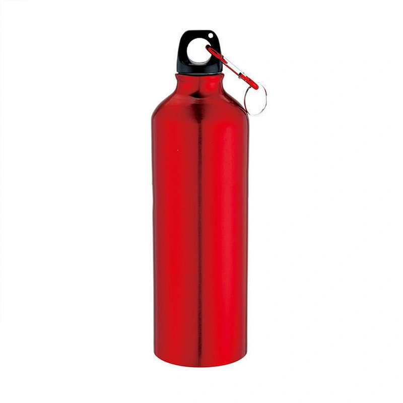750ml Outdoor Climbing Aluminium Drink Sports Water Bottles With Carabiner Lid