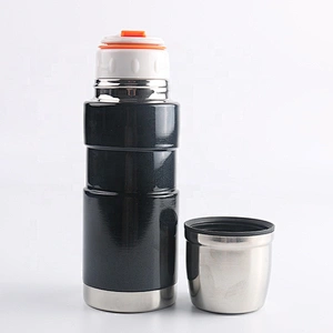 Double Wall Stainless Steel Vacuum Flasks Leak Proof Bottle Thermos