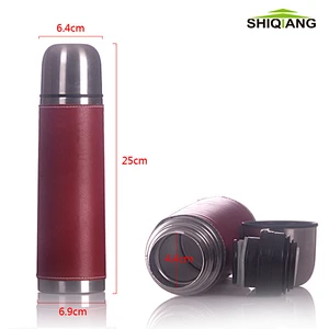 750ml double wall stainless steel vacuum flask gourde isotherme