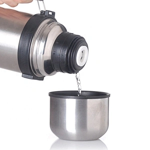 Souvenir Gift Double Wall Insulated Stainless Steel 1.1L Soup Water Vacuum Thermos Flask For Camping