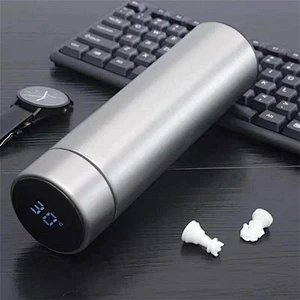 500ml Water bottle vacuum travel drinking coffee tea tumbler with infuser temperature display