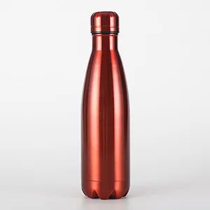 Wholesale Custom Logo 500ML Double Wall Thermos Vacuum Insulated Flasks Water Bottle Stainless