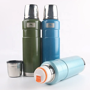 Keep Water Hot And Cold Insulated Metal Mug Double Layer Thermos Flask