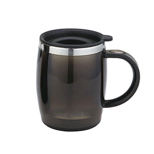 Different Color Available 400ml Fashion Style Stainless Steel Office Coffee Cup With Handle