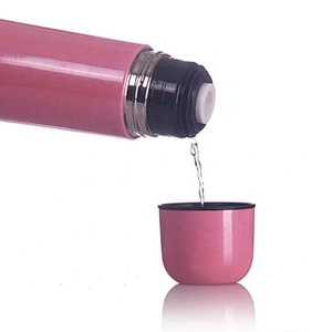 Promotional 304 Stainless Steel Double Wall Drinking Water Bottle Thermos Vacuum Flask 1 Liter