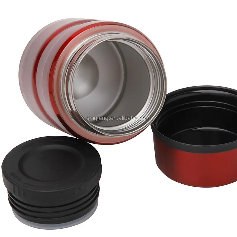 High Quality Reusable Double Wall Stainless Steel Outdoor Lunch Container With 3pcs Salad Case Set