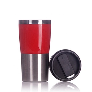 450ml Red Travel Thermal Cup Stainless Steel Vacuum Insulated Mug