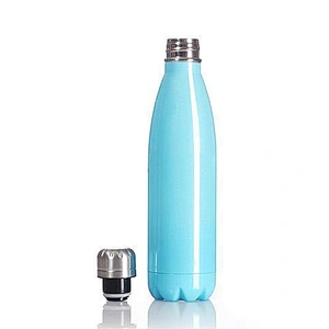 1L Cola Shaped Stainless Steel Vacuum Flasks 24 Hours Keep Warm Or Cool Sports Water Bottles