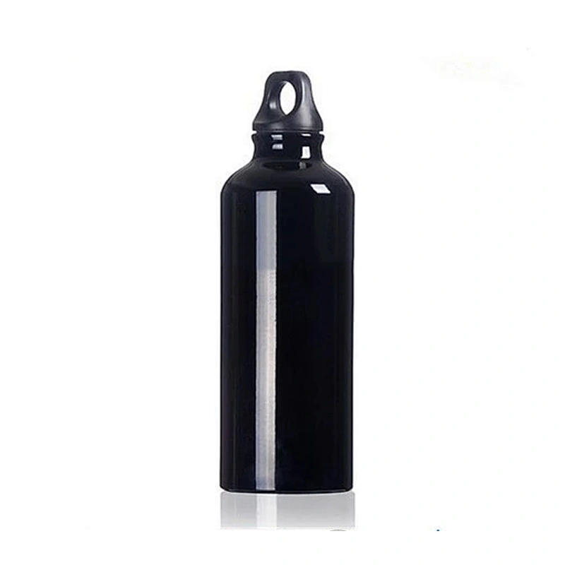 500ml Outdoor Aluminum Mountain Bike Sports Bottle With Carabiner