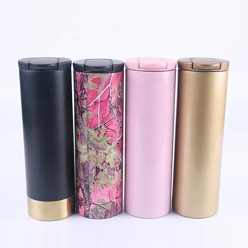 Travel Tumbler Plastic Vacuum Cup Keep Warm Stainless Steel Mug