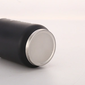280ml Keep Warm Double Wall Insulated Stainless Steel Vacuum Bottle Thermos Can With Straw