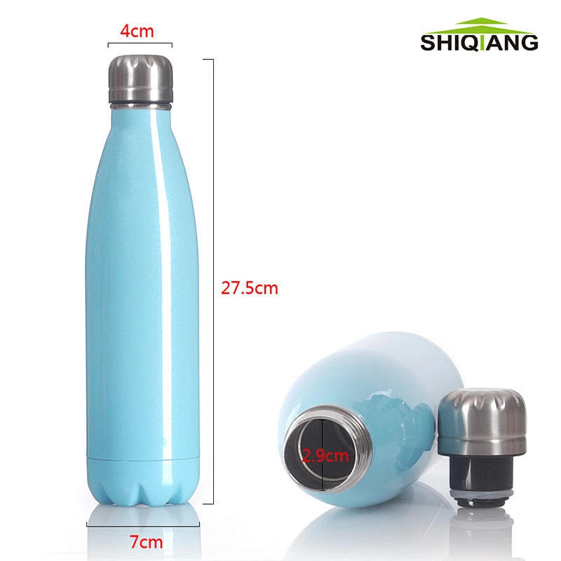 750ml outdoor vacuum insulated stainless steel drinking sport bottles