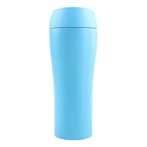 Leak Proof Push Button Lid Water Bottle Flask Thermos 380ml Stainless Steel Vacuum Tumbler