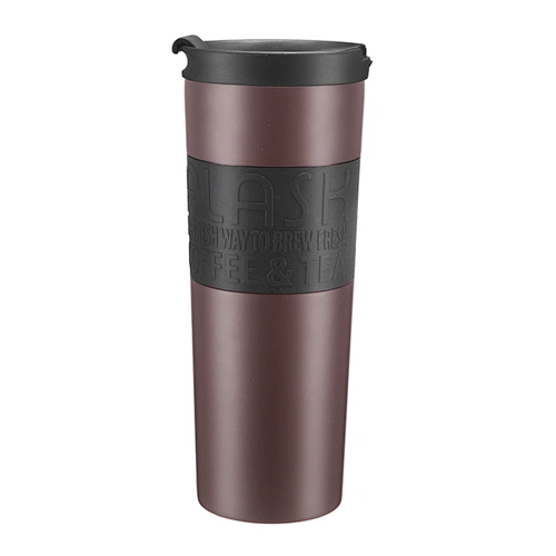 600ml double wall stainless steel vacuum insulated thermal mug with leakproof lid