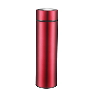 500ml Intelligent Thermos Cup Touch Screen Display Smart Water Bottle Temperature 304 Stainless Steel Smart Bottle