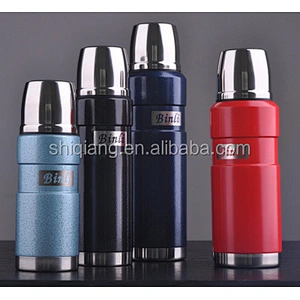 Fancy stainless steel insulated vacuum thermos drink water bottle flask