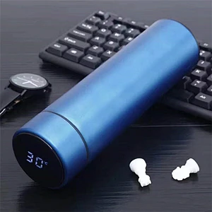 500ml Intelligent Thermos Cup Touch Screen Display Smart Water Bottle Temperature 304 Stainless Steel Smart Bottle